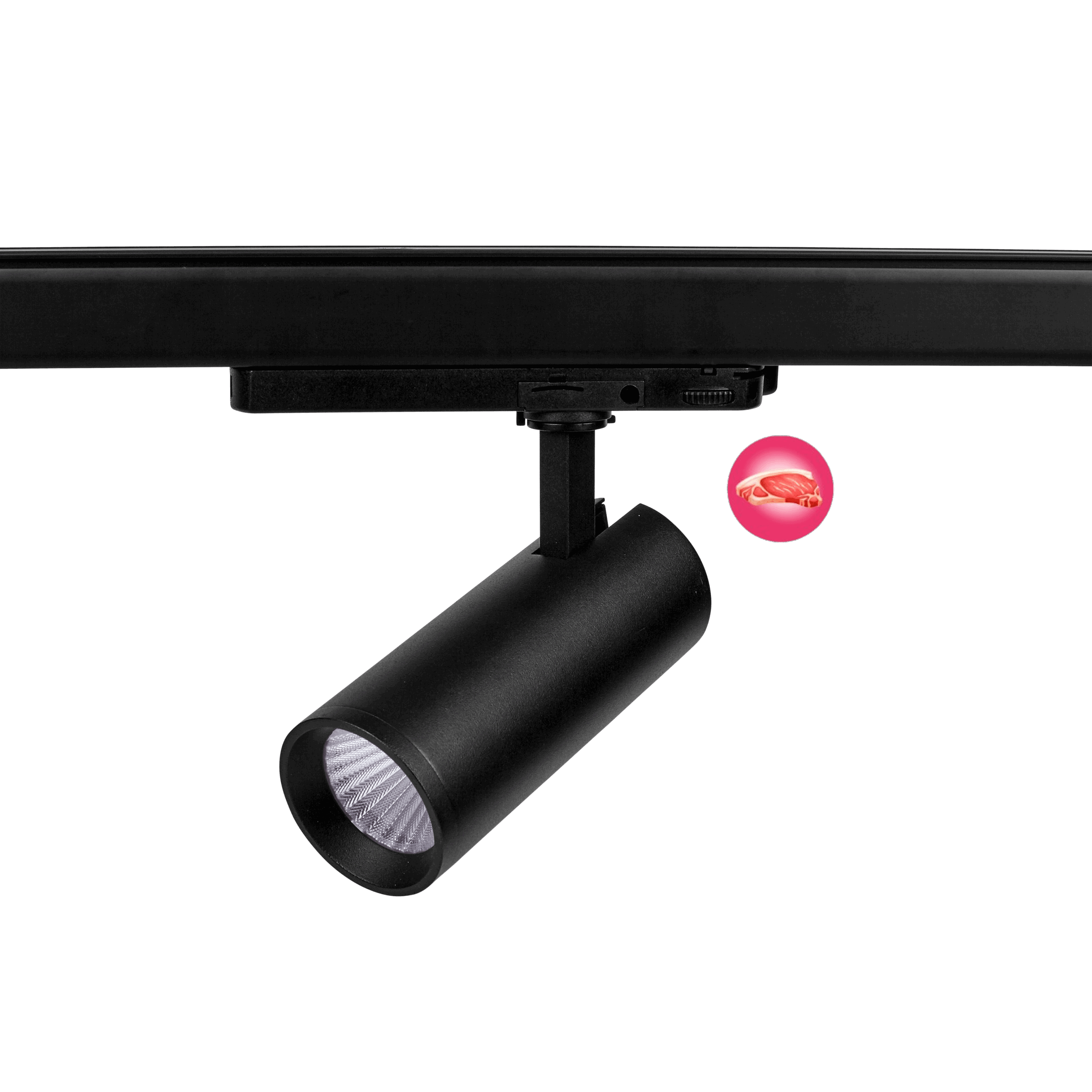 Tira LED espectro rosado para carnicería